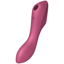 SATISFYER - STIMULATEUR ET VIBRATEUR CURVY TRINITY 3 ROUGE