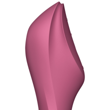 SATISFYER - STIMULATEUR ET VIBRATEUR CURVY TRINITY 3 ROUGE