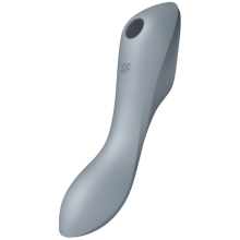 SATISFYER - VIBRADOR DE PULSO DE AR CURVY TRINITY 3 CINZA