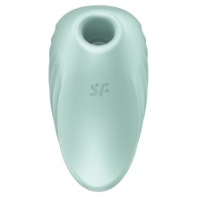 SATISFYER PEARL DIVER AIR PULSE STIMULATOR VIBRATOR - GREEN