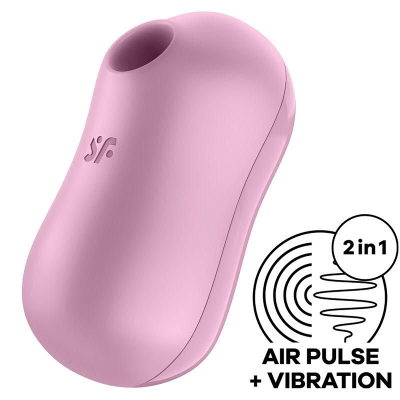 SATISFYER - ESTIMULADOR E VIBRADOR DE PULSO DE AR COTTON CANDY