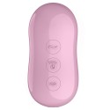 SATISFYER COTTON CANDY AIR PULSE STIMULATOR VIBRATOR - PINK