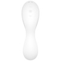 SATISFYER CURVY TRINITY 5 AIR PULSE STIMULATOR VIBRATOR APP - BLUE