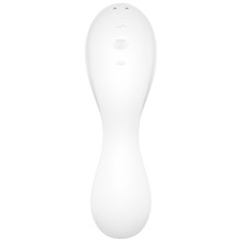 SATISFYER CURVY TRINITY 5 AIR PULSE STIMULATOR VIBRATOR APP - BLUE