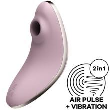 SATISFYER - VULVA LOVER 1 AIR PULSE STIMULATOR VIBRATOR BLUE