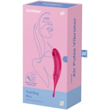 SATISFYER - STIMULATEUR ET VIBRATEUR TWIRLING PRO AIR PULSE BLEU