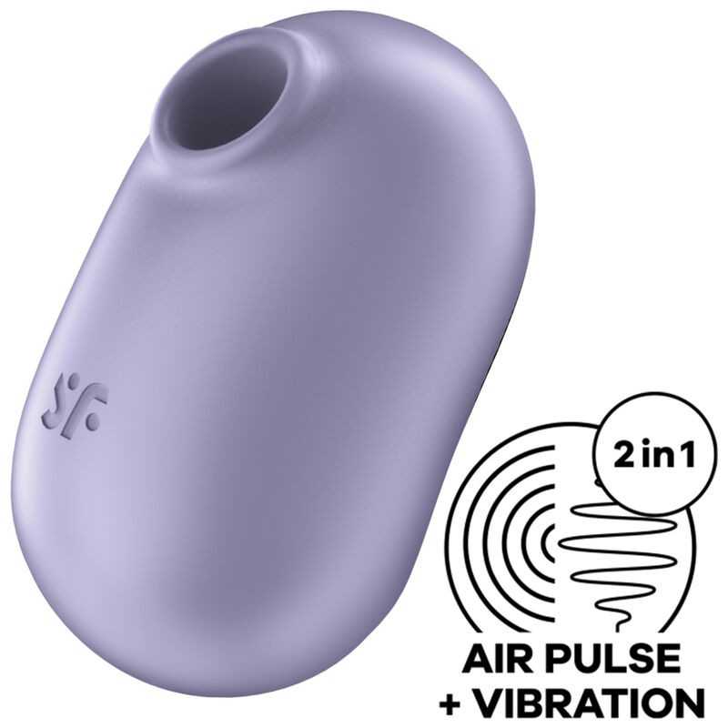 SATISFYER - PRO TO GO 2 DOPPELTER LUFTPULSSTIMULATOR VIBRATOR