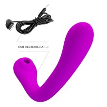 PRETTY LOVE - ALEX VIBRATEUR ET VENTOUSE DE CLITORIS LILAS