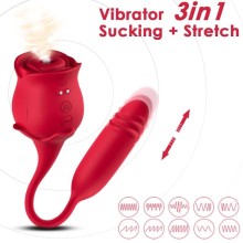 ARMONY - ROSEKNIGTH LECKT VIBRIERENDEN CLIT UND VIBRATOR ROT