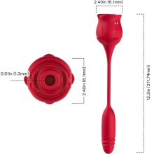 ARMONY - ROSEKNIGTH LICKING VIBRATING CLIT VIBRATOR RED