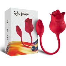 ARMONY - VIBRATORE ROSA CON COLA ROSSO