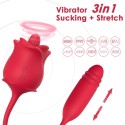 ARMONY - ROSE 3 IN 1, STIMULATOR, SUCTION AND UPDOWN WITH RED TAIL