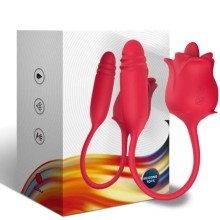 ARMONY - ROSE 3 IN 1, STIMULATOR, SUCTION AND UPDOWN WITH RED TAIL