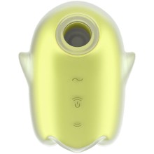 SATISFYER - GLOWING GHOST AIR PULSE VIBRATOR YELLOW