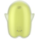 SATISFYER - GLOWING GHOST AIR PULSE VIBRATOR YELLOW