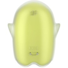 SATISFYER - GLOWING GHOST AIR PULSE VIBRATOR YELLOW