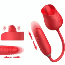 ARMONY - DELIGHT FLOWER VIBRATOR THRUSTING WITH RED TONGUE