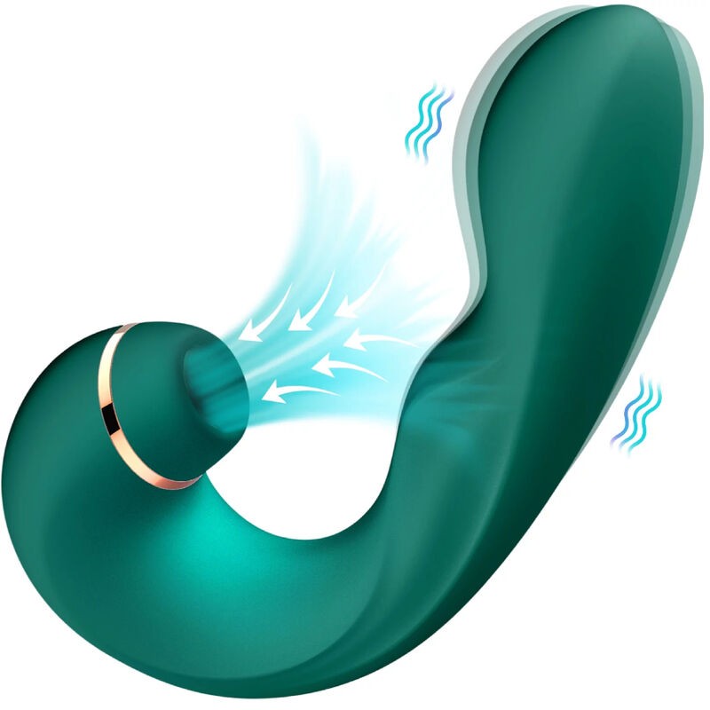 ARMONY - GREEN FLEXIBLE VIBRATOR SUCKER