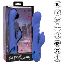 CALEXOTICS - L.A LOVE VIBRATOR SUCKER BLUE BY CALIFORNIA DREAMING