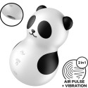 SATISFYER - POCKET PANDA STIMULATOR VIBRATOR SCHWARZ WEISS