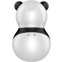 SATISFYER - POCKET PANDA STIMULATOR VIBRATOR SCHWARZ WEISS