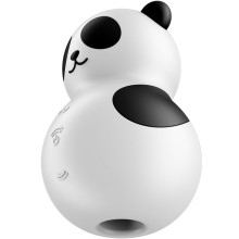 SATISFYER - POCKET PANDA STIMULATOR VIBRATOR SCHWARZ WEISS