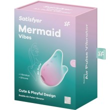 SATISFYER - MERMAID VIBES STIMULATEUR VIBRATEUR MENTHE ET ROSE