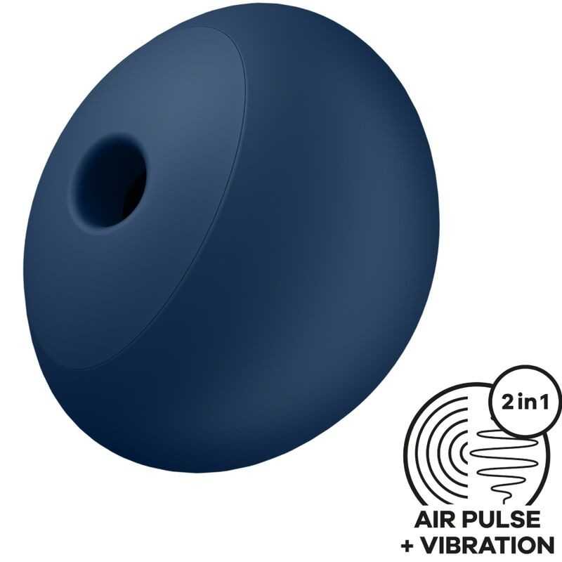 SATISFYER - AIR POWER 4 ESTIMULADOR E VIBRADOR 12 VIBRAÇÕES AZUL SATISFYER - AIR POWER 4 ESTIMULADOR E VIBRADOR 12 VIBRAÇÕES AZUL