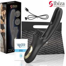 IBIZA - HI-TECH RABITT BRUSHING MEHRZELLEN-KLITORIAL- UND DOPPELWELLENVIBRATOR