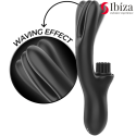 IBIZA - VIBRADOR DUPLO PINCHING PRETO