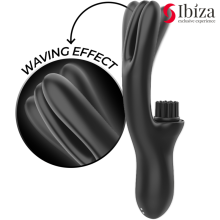 IBIZA - HI-TECH RABITT BRUSHING MULTI-CELL CLITORIAL AND DOUBLE WAVE VIBRATOR