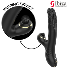 IBIZA - VIBRADOR DUPLO TWO DRAGONS PRETO