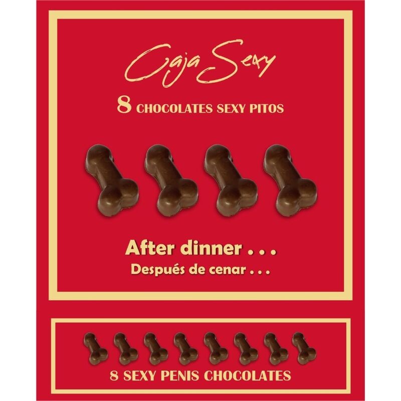 DIABLO PICANTE - BOX OF 8 PENIS-SHAPED CHOCOLATES