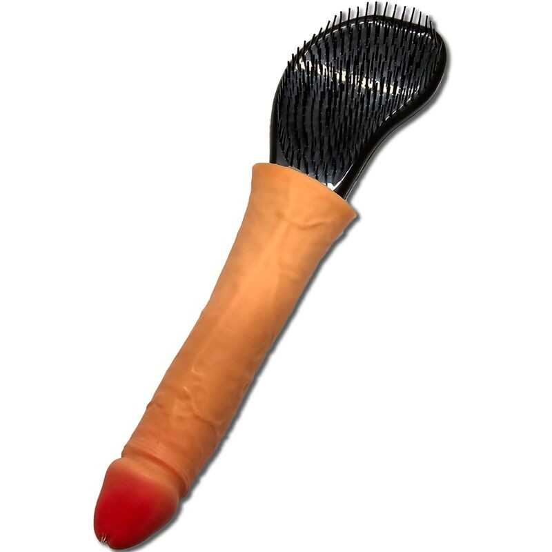 DIABLO PICANTE - BROSSE CHEVEUX AVEC PÉNIS LA POINTE