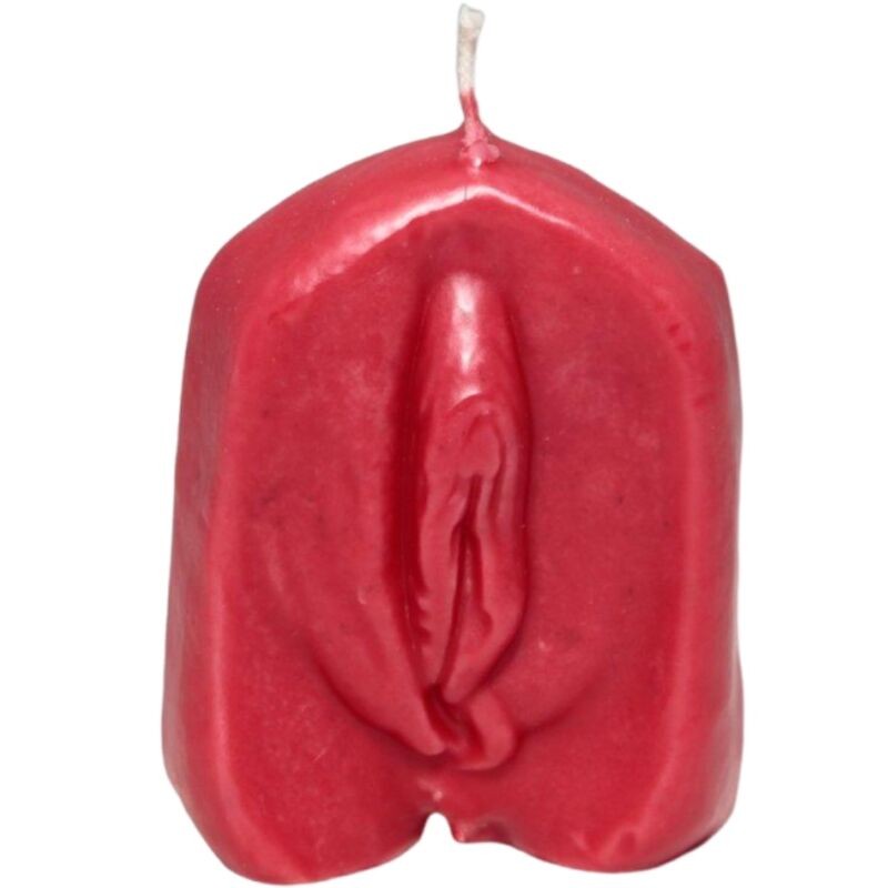 DIABLO PICANTE - CANDELA A FORMA DI VAGINA ROSSO