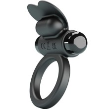 PRETTY LOVE - BAGUE VIBRANTE DEBONAIRE LAPIN 10 VIBRATIONS NOIRE