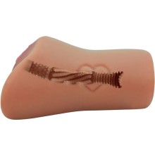 CRAZY BULL - DESIGN DE VAGINA E ÂNUS ESCARLATE COM CARNE DE