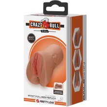 CRAZY BULL - DESIGN DE VAGINA E ÂNUS ESCARLATE COM CARNE DE CORAÇÃO