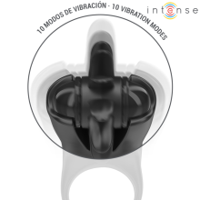 INTENSE - MABEL ANEL VIBRATÓRIO 10 VIBRAÇÕES COM ESTIMULADOR DE