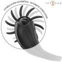 INTENSE - MABEL VIBRATING RING 10 VIBRATIONS WITH CLITORIS STIMULATOR BLACK