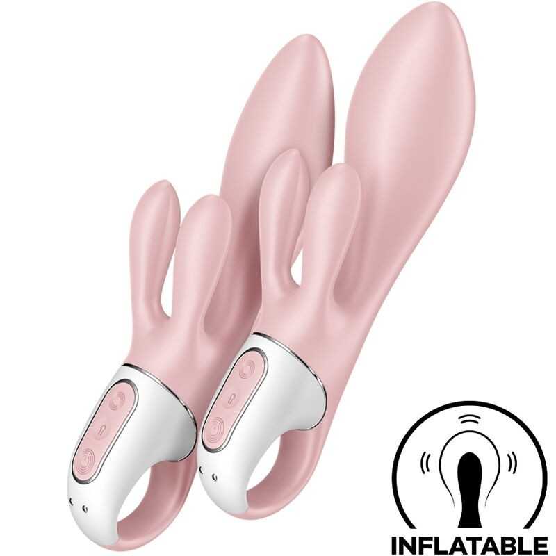 SATISFYER - AIR PUMP BUNNY 3 VIBRADOR DE COELHO INFLÁVEL ROSA SATISFYER - AIR PUMP BUNNY 3 VIBRADOR DE COELHO INFLÁVEL ROSA