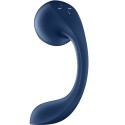 SATISFYER - PRO+ WAVE 4 ESTIMULADOR DE PONTO G E AIR PULSE APLICATIVO GRATUITO AZUL ESCURO