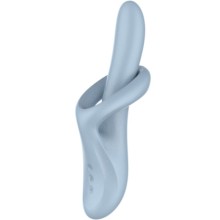 SATISFYER - HEAT FLEX 4 VIBRADOR DE EFEITO TÉRMICO 12 VIBRAÇÕES AZUL