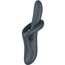 SATISFYER - HEAT FLEX 4 VIBRADOR DE EFEITO TÉRMICO 12 VIBRAÇÕES CINZA