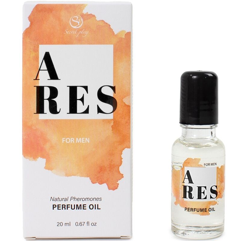 SECRETPLAY - ARES PROFUMO NATURALE FEROMONI IN OLIO PER UOMO 20 ML