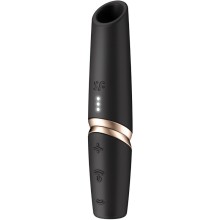 SATISFYER - ESTIMULADOR DE CLITÓRIS PERFECT KISS WAVE PRETO /