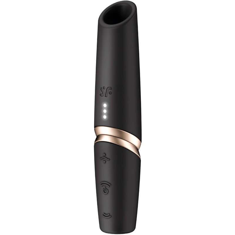 SATISFYER - PERFECT KISS WAVE KLITORIS-STIMULATOR SCHWARZ / GOLD