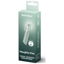 SATISFYER - NAUGHTY KISS WAVE KLITORIS-STIMULATOR AQUAMARIN