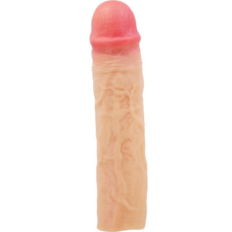 PRETTY LOVE - DEREK PENIS SLEEVE WITH 7.6 CM EXTENSION FLESH