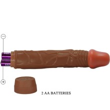 BAILE - VIBRATEUR RÉALISTE BOB 22,5 CM MULÂTRE